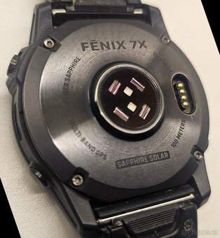 Garmin Fenix 7X Sapphire Solar Titanium Grey – TOP stav - 4