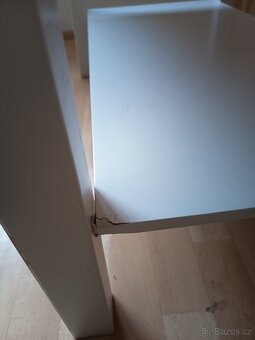 Konferenční stolek Ikea bílá, 90x55 cm - 4
