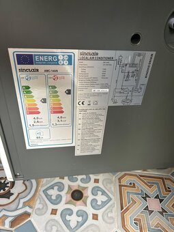 Mobilní klimatizace Sinclair PC 16.000,- - 4