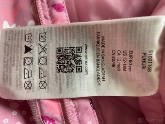 Zimní kombinéza Reima Puhuri, vel. 80 - 4