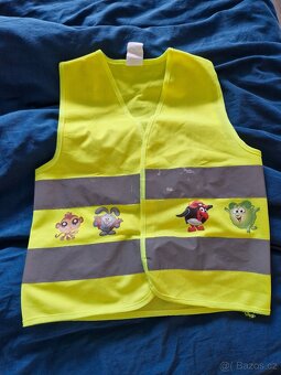 Cyklokraťasy , pláštěnky, 2x výstražná vesta - 4