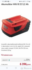 Hilti AKUMULÁTOROVÉ VRTACÍ KLADIVO TE 6-A22 - 4