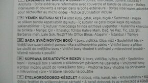 Super kvalitní nová krabice na oběd, obědové boxy + příbor - 4