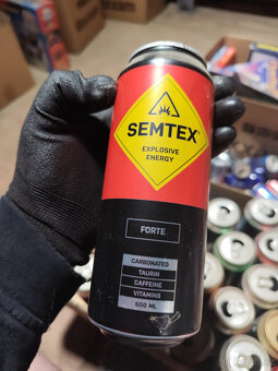 Plechovky od Energy Drinků Semtex - 2 - 4