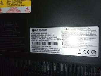 Prodám LCD TV LG32LG3000 - 4