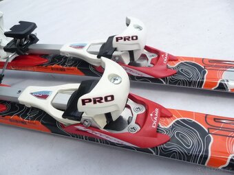 Skialpove lyze TECNO Snowcat 144 cm + pasy Coltex TOP STAV  - 4