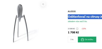 Odšťavňovač na citrusy Juicy Salif - ALESSI - 4