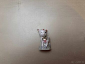 sošky zvířátek - sloni, labuť, kočka (různé materiály) - 4