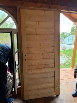 Drevená palubková vrata a dveře - 4