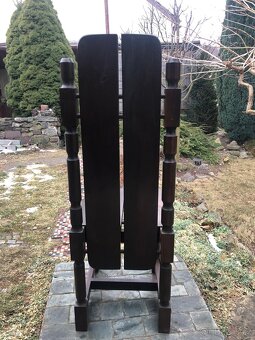 Masivní dubový stůl + 6 židlí - 4