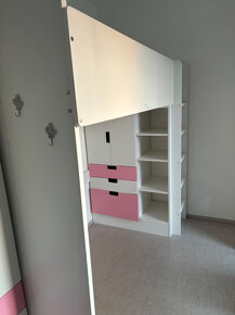 Dívčí/dětská patrová postel IKEA STUVA + skřín - 4