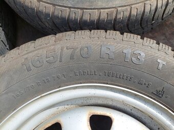 5x zimní pneu 160/75 R13 vč. disků - 4