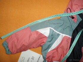 pěkná zimní kombinéza, reflexní délka od krku 77-80cm - 4