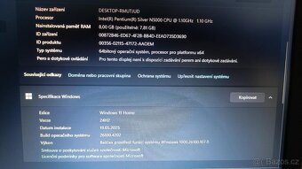 14" 4j.4vl. NVME128GB HDD500GB DDR4 8GB bat.81% adaptér W11 - 4