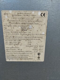 Kamna na stavbu, do dílny 5kW dřevo - 4