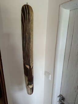Sbírka 17 ks dřevěných masek - 4