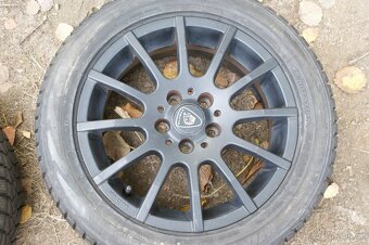 černá Aluett R15 alu Skoda VW Seat Audi zimní pneu 5x100 - 4