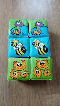 Pěnové kostky + kostka se šterchátkem - 4