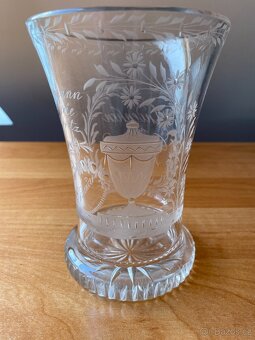 Sběratel nabízí staré empírové sklo - 4