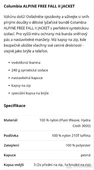 Zimní bunda Columbia - 4