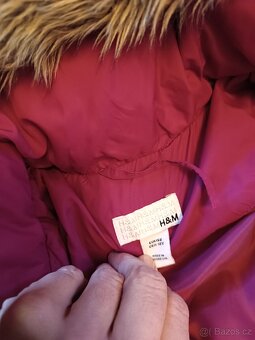 Dívčí zimní bunda 152 - 4