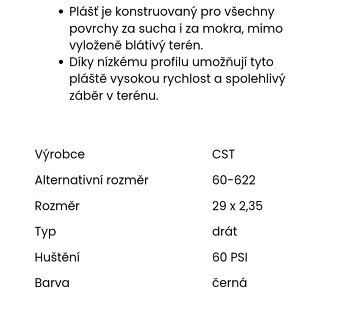 Plášť na kolo 29x2.35 - 4