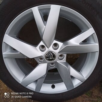 Orig.alu disky ŠKODA OCTAVIA 4 17" - 4