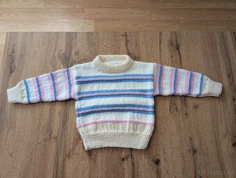 Dětský pletený svetřík - nový - 4