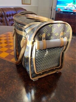 Louis Vuitton taška pro malého pejska – vintage originál - 4