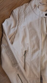 Koženková dámská bundička - vel. M - 4