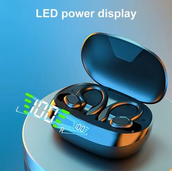 Sluchátka LAN XUN s nabíjecím pouzdrem a LED displejem - 4