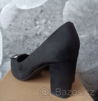 Černé lodičky Marco Tozzi vel.40 - 4