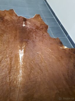 pravá kůže, hovězí kožešina, IKEA, 208cm - 4