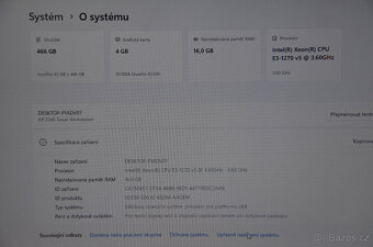 HP Z240 Tower Workstation Xeon/16GB/SSD 512GB/K2200 - 4
