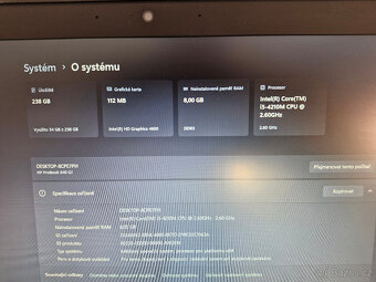 HP ProBook 640 i5 8GB RAM 250GB SSD Win 11 - 4