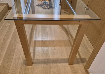 Prodám kanc. stůl se skleněnou deskou - 4