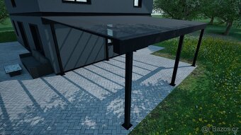 Přístřešek na auto, carport, zastřešení - 4