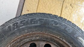 Zimní pneu Semperit 185/65 R14 s disky 4x108 - 4