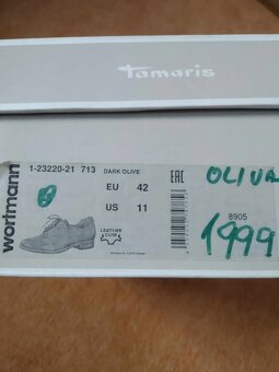 Dámské polobotky Tamaris vel. 42 - 4