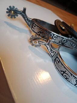 Kovbojské western Šporny s řeminky - 4