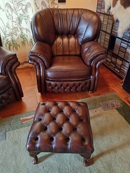 Kožená sedací souprava Springvale - 4