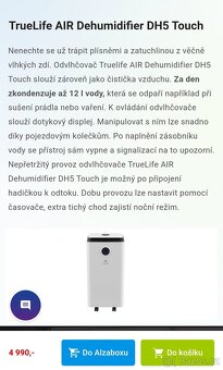 Odvlhčovač vzduchu TrueLife - 4
