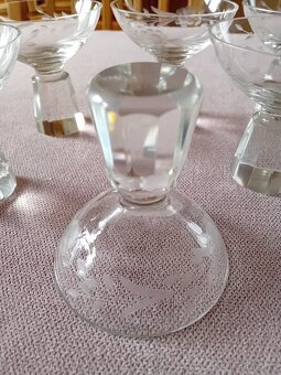 ART DECO souprava likérových skleniček - 4