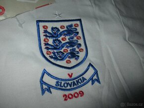 futbalový dres Anglicko - Slovensko 2009 Beckham - 4