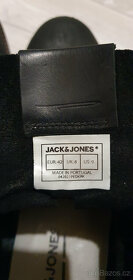 Jack Jones Classic kožené kotníkové lehké boty  vel. EUR 42 - 4