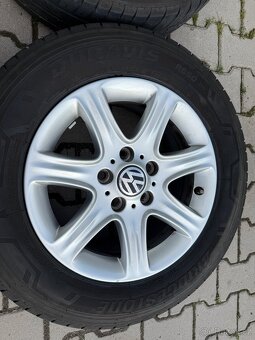 4x al kola 5x120 16 + pneu letní 215/65 R16C - 4