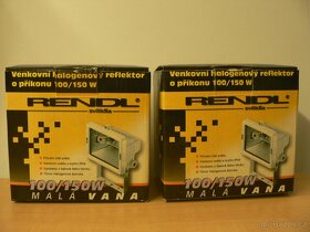 Venkovní halogenový reflektor-2ks - 4
