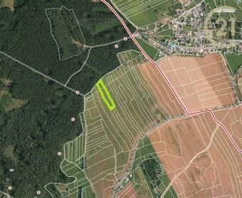 Obecnice, zemědělské pozemky, 5 934 m2 - 4