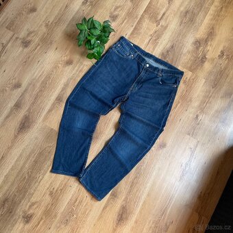 Modré baggy džíny Levis velikosti 38x32 - 4