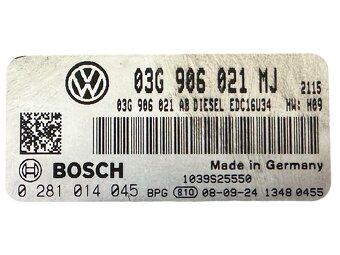 Řídící jednotka motoru BMM 03G906021MJ VW Touran 1T2 FL 09 - 4